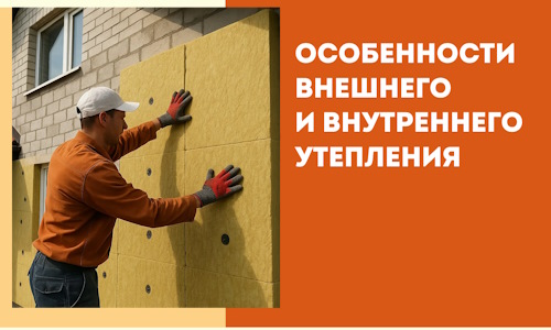 Какие особенности внешнего и внутреннего утепления в лесном