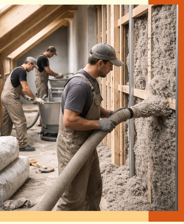 Утепление таунхауса эковатой в лесном от 2287 руб./м² — монтаж и задувка | ТепломастерЛсн