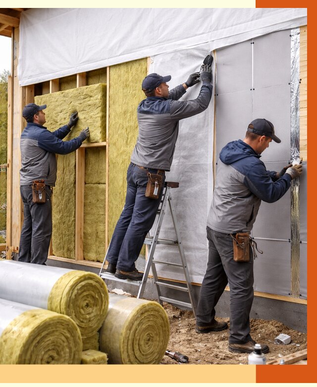 Утепление каркасного дома в лесном от 4366 руб./м2 — профессионально | ТепломастерЛсн