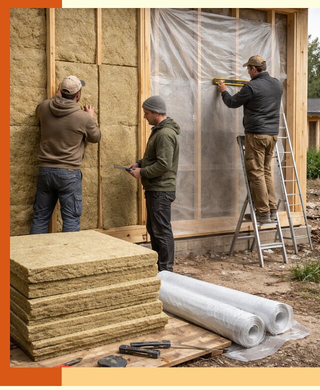 Утепление каркасного дома в лесном под ключ с гарантией качества