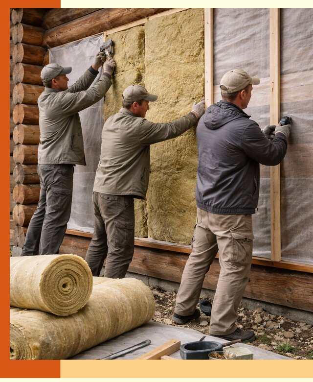 Утепление деревянного дома в лесном эффективными технологиями