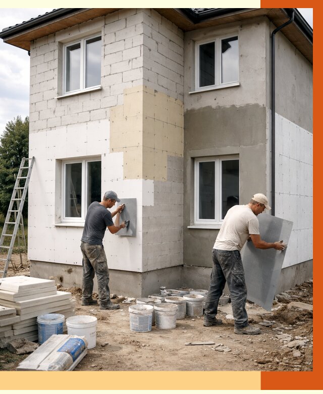 Утепление дома из газобетона в лесном от 4366 руб./м² — заказать у ТепломастерЛсн