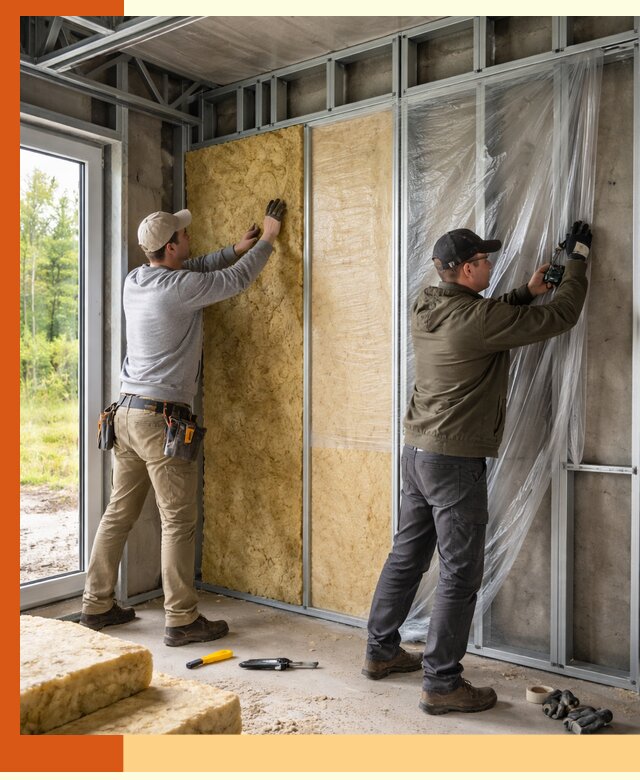 Утепление дома из ЛСТК в лесном с гарантией качества и эффективности