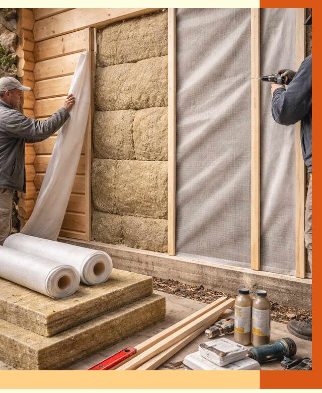 Утепление дома из минибруса в лесном от 4678 руб/м2 — заказать профессионально | ТепломастерЛсн