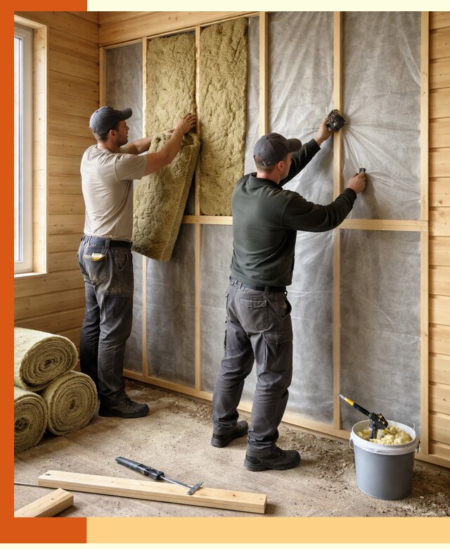 Утепление дома из минибруса в лесном: комплексные теплоизоляционные работы