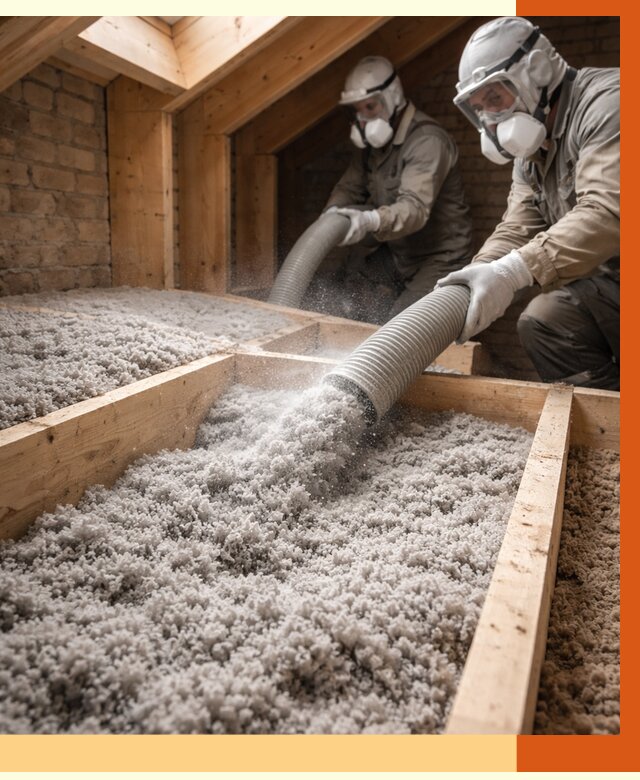 Утепление коттеджа эковатой в лесном от 2599 руб./м² — комплексная задувка и монтаж | ТепломастерЛсн