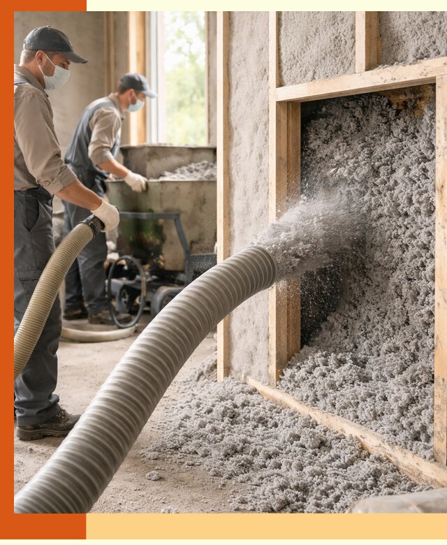 Утепление коттеджа эковатой в лесном с гарантией качества