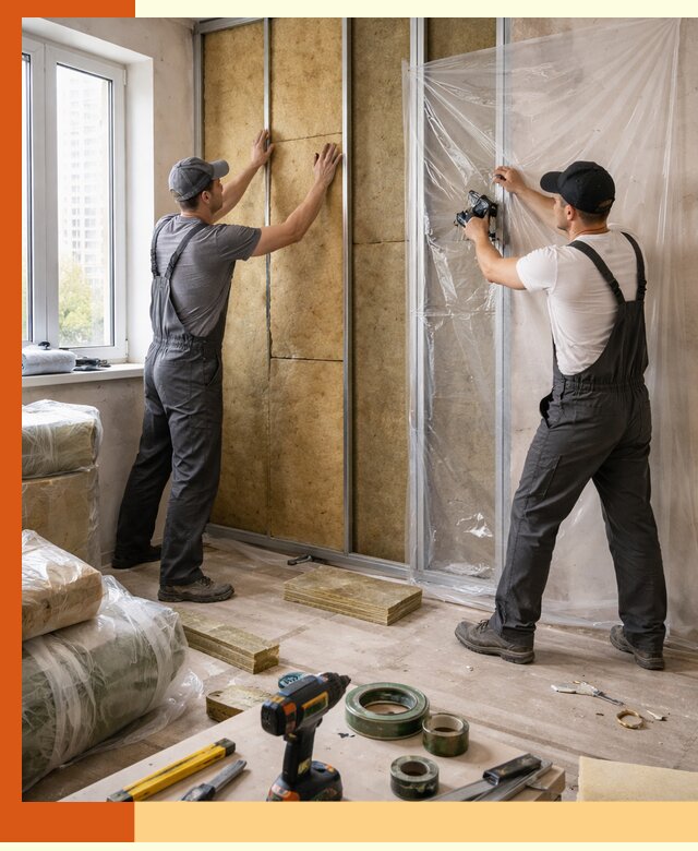 Утепление квартиры изнутри профессионально в лесном