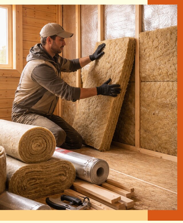 Утепление бани в лесном под ключ от 4678 руб./м2 — утеплить потолок, пол и стены | ТепломастерЛсн