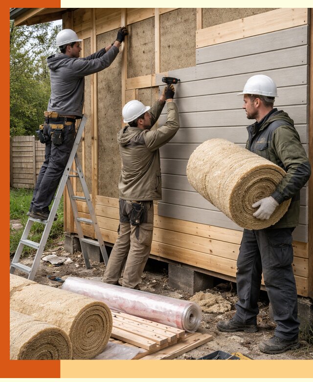 Утепление бани снаружи в лесном профессионально и надежно