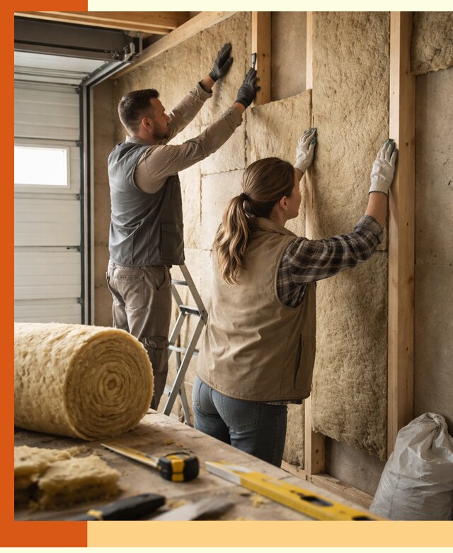 Утепление гаража изнутри в лесном: быстро и надежно