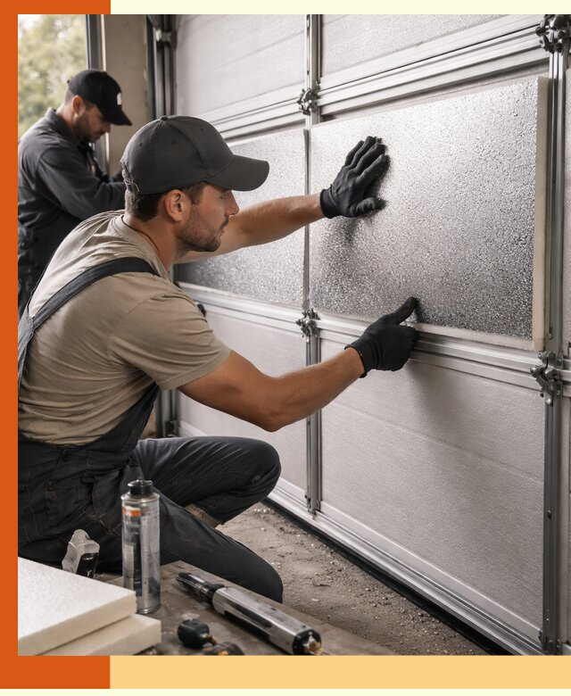 Утепление гаражных ворот в лесном качественно и надежно