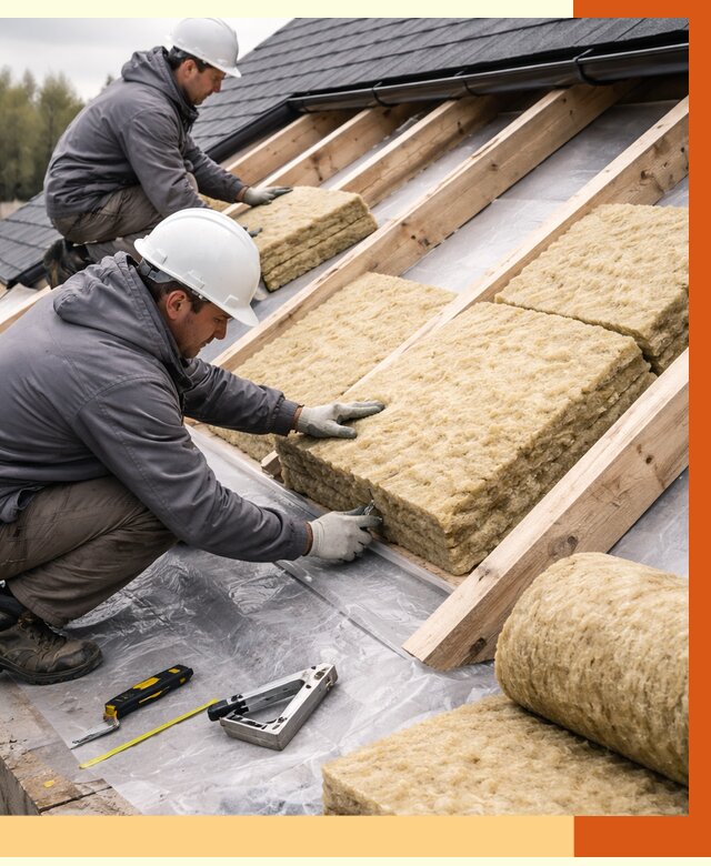 Утепление крыши в лесном от 1923 руб./м2 — комплексное утепление кровли | ТепломастерЛсн