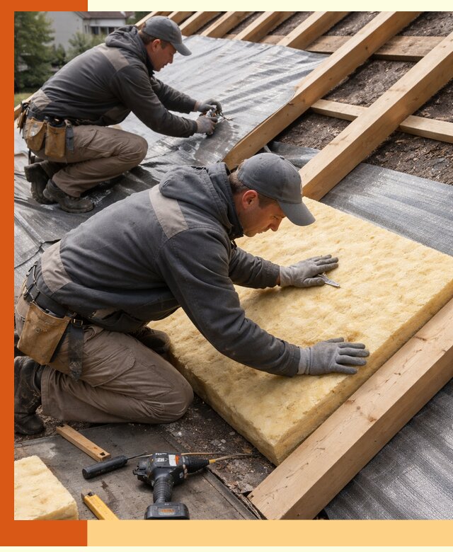 Профессиональное утепление крыши в лесном качественно и надежно