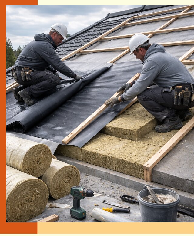 Утепление крыши снаружи в лесном: профессиональная теплоизоляция