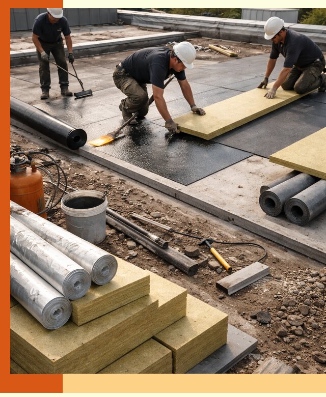 Утепление плоской крыши в лесном — надежная теплоизоляция и герметизация