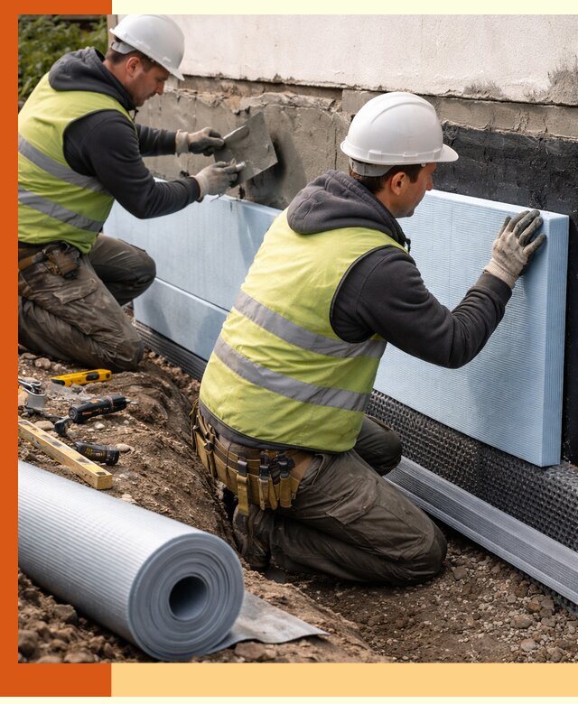 Утепление фундамента снаружи в лесном — профессиональная теплоизоляция