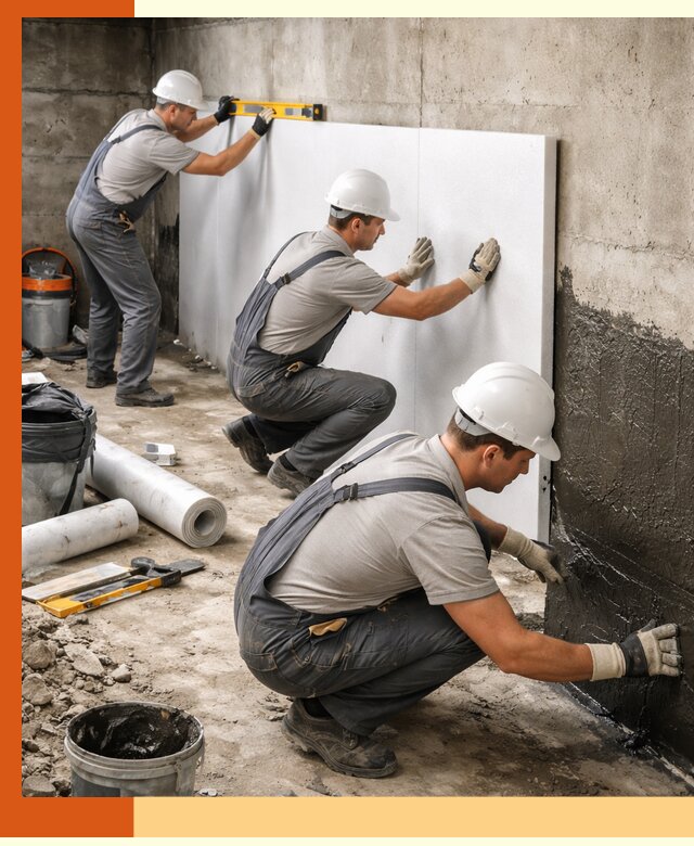 Утепление фундамента изнутри профессионально в лесном