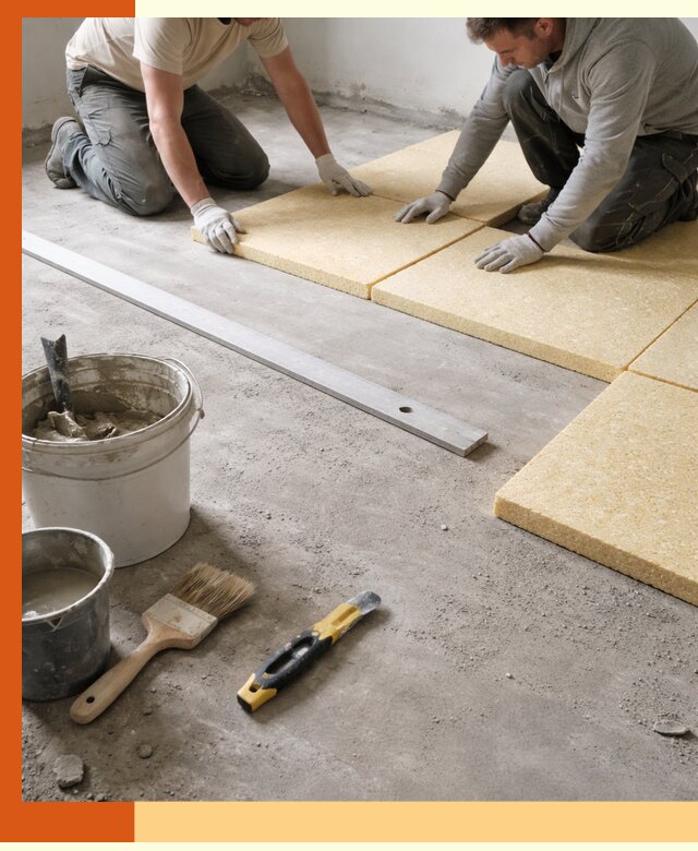 Утепление бетонного пола в лесном профессионально и недорого