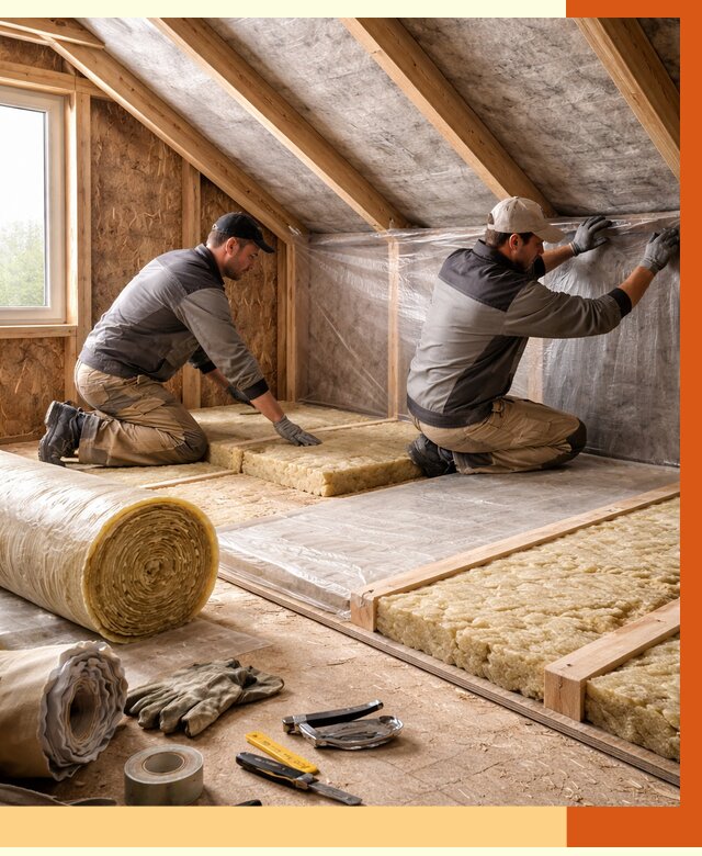 Утепление чердака в лесном от 7796 руб/м² — теплоизоляция и комплексное утепление под ключ | ТепломастерЛсн