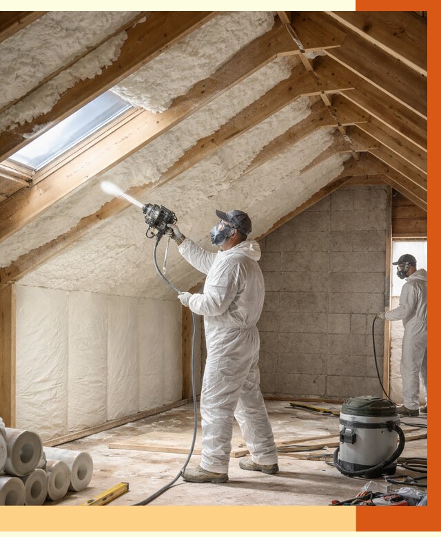 Утепление мансарды ППУ в лесном от 2859 руб./м² — заказать под ключ | ТепломастерЛсн