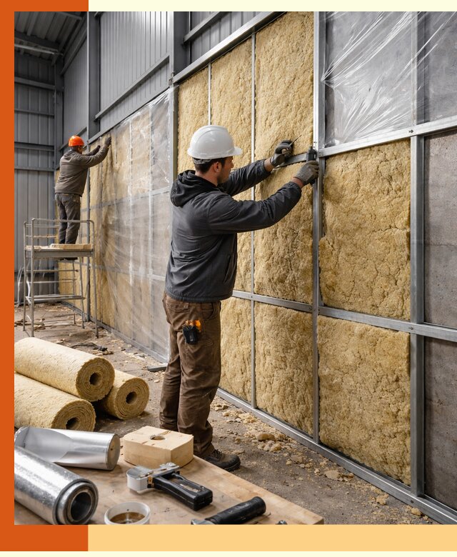 Утепление ангара в лесном — профессиональная теплоизоляция помещений