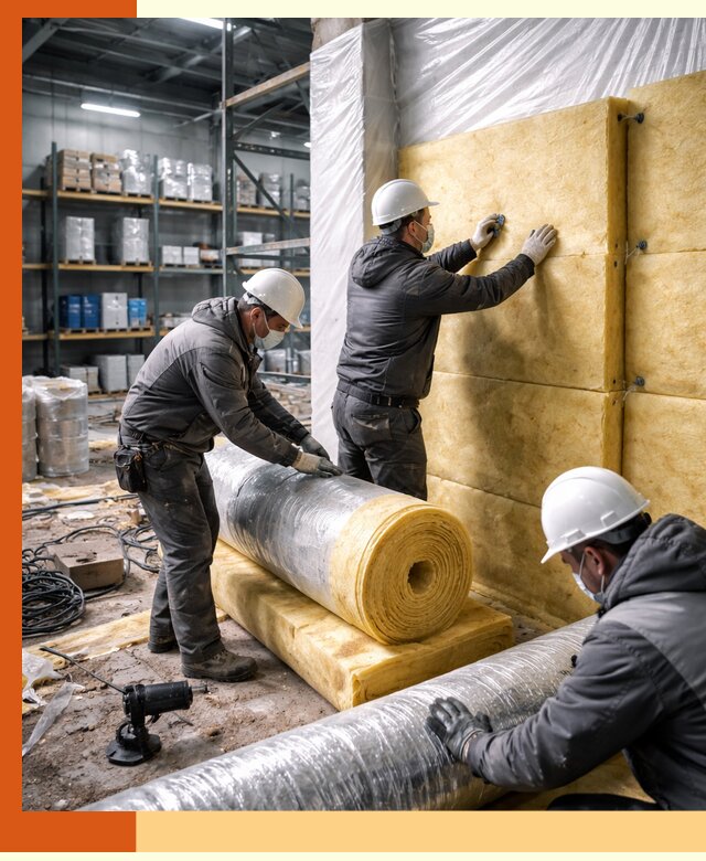 Утепление склада химсырья в лесном: безопасная и эффективная изоляция