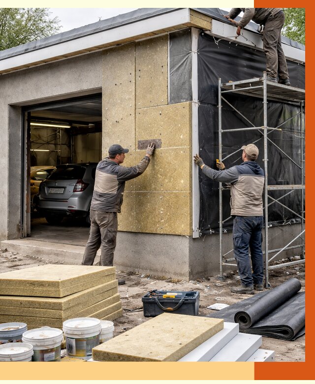 Утепление автосервиса в лесном ппу, пеноизоляция, от 15073 руб/м2 — ТепломастерЛсн