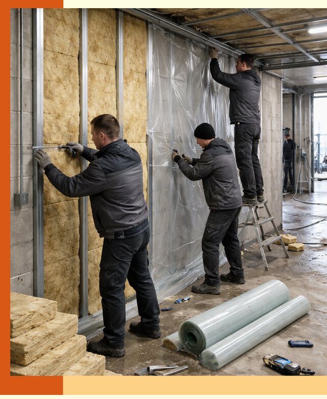 Профессиональное утепление автомойки в лесном для любого типа помещений