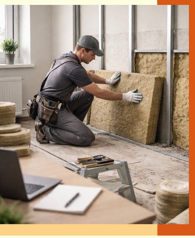 Утепление офиса в лесном от 4678 руб/м2 — комплексное утепление офиса под ключ | ТепломастерЛсн