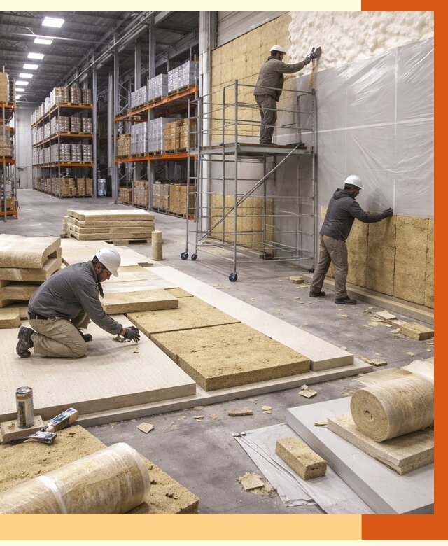 Утепление складского терминала в лесном от 7796 руб./м² под ключ | ТепломастерЛсн