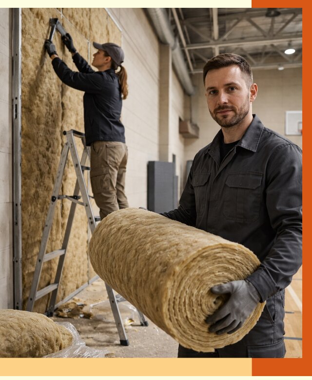 Утепление спортзала в лесном от 7796 руб/м2 — комплексное утепление под ключ | ТепломастерЛсн