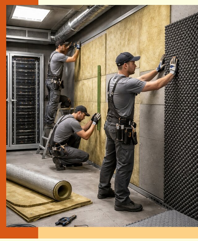 Утепление серверной комнаты профессионально в лесном