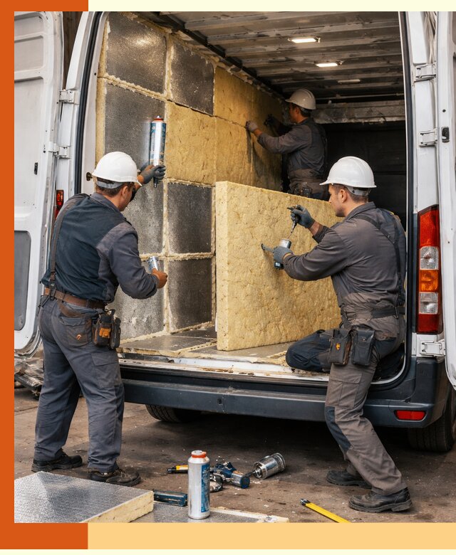 Утепление фургона-рефрижератора в лесном для сохранения температуры