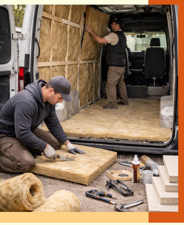 Утепление кемпера в лесном под ключ от 12474 руб. — профессионально | ТепломастерЛсн