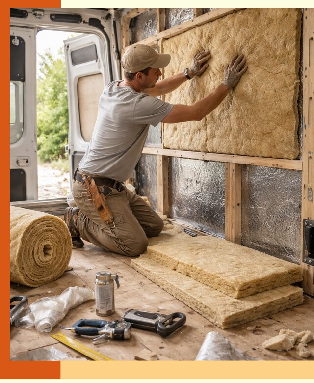 Утепление кемпера под ключ в лесном с гарантией качества