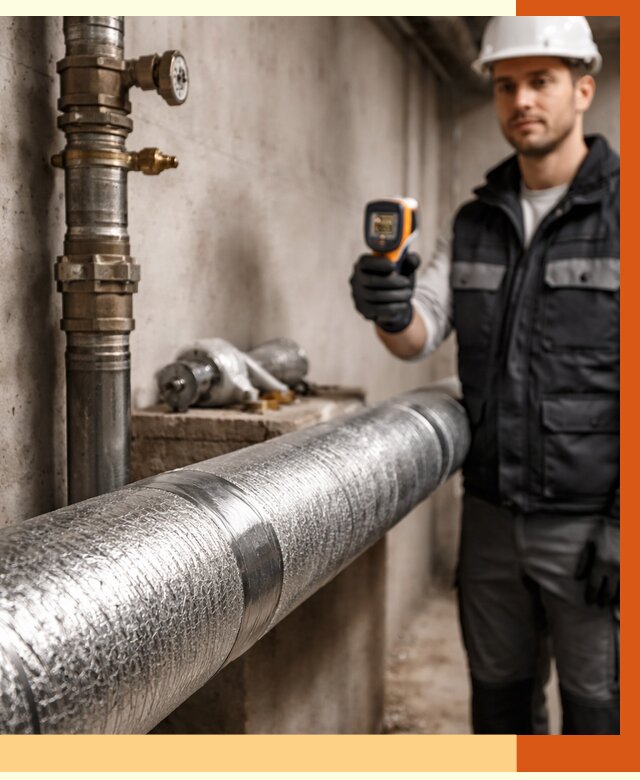 Утепление труб водоснабжения в лесном от 8836 руб. за м² — услуги ТепломастерЛсн