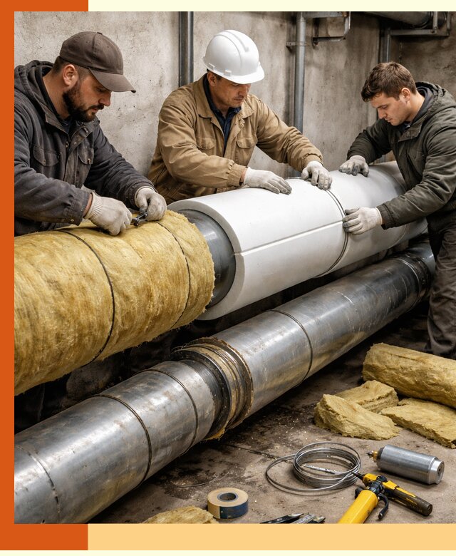 Утепление трубопровода в лесном с гарантией энергоэффективности