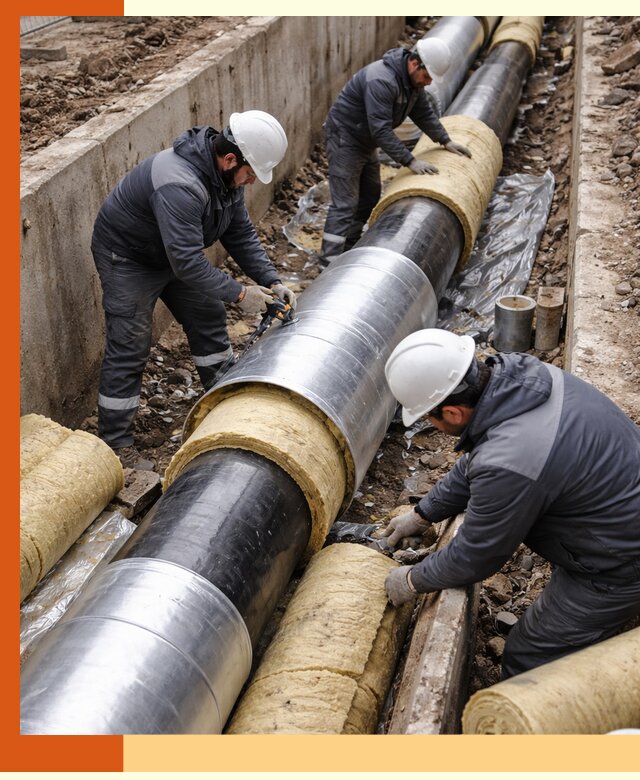 Утепление теплотрассы в лесном: утеплительные работы и материалы