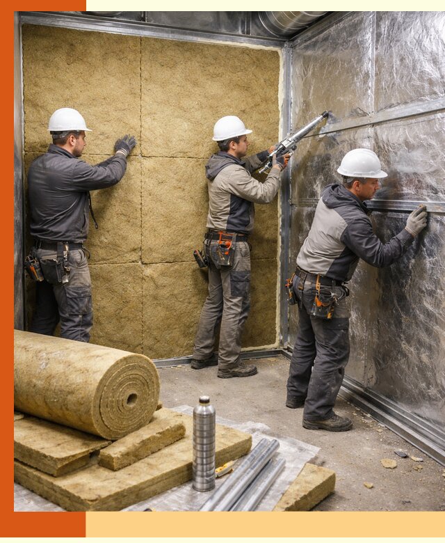 Утепление венткамеры в лесном — качественная теплоизоляция и шумопоглощение