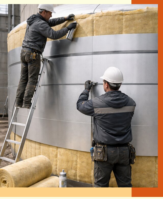 Утепление цистерны в лесном пенополиуретаном от 15073 руб. под ключ | ТепломастерЛсн