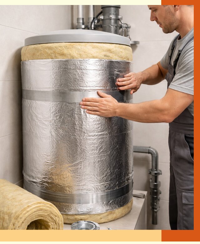 Утепление бойлера в лесном от 4678 руб. под ключ | Утепление ППУ | ТепломастерЛсн