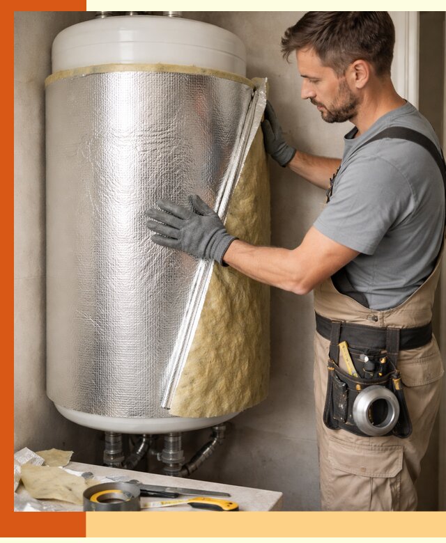 Утепление бойлера в лесном для снижения теплопотерь и экономии энергии