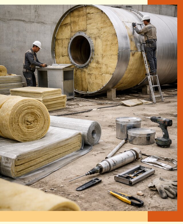 Утепление резервуара с топливом в лесном от 28586 руб. под ключ | ТепломастерЛсн