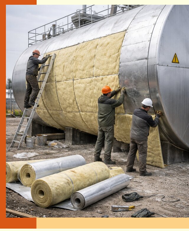 Утепление резервуаров с топливом в лесном надежно и экономично