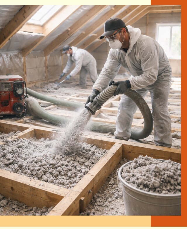 Утепление эковатой в лесном от 3067 руб./м2 — монтаж и задувка | ТепломастерЛсн