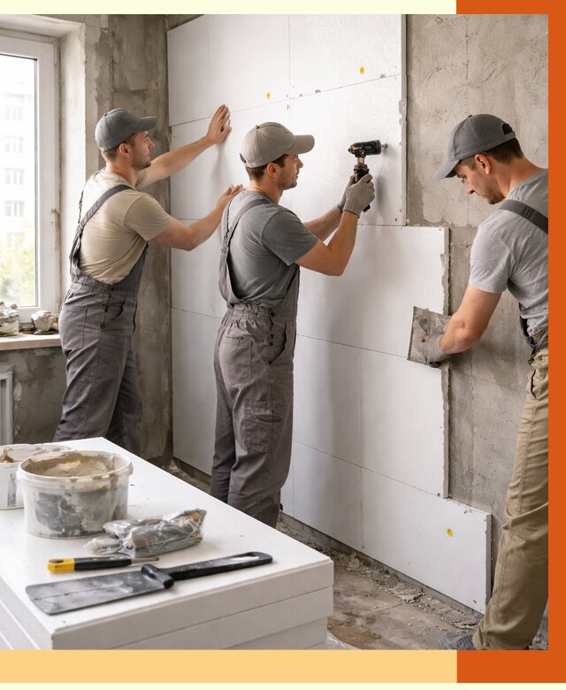 Утепление пенопластом домов и стен в лесном от 1923 руб. — ТепломастерЛсн