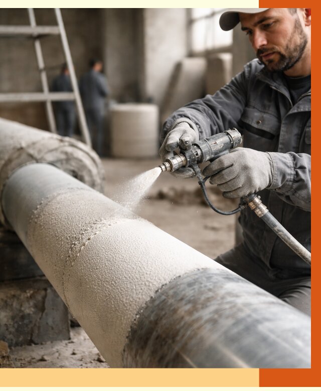 Утепление труб жидкой теплоизоляцией в лесном от 7796 руб. под ключ | ТепломастерЛсн