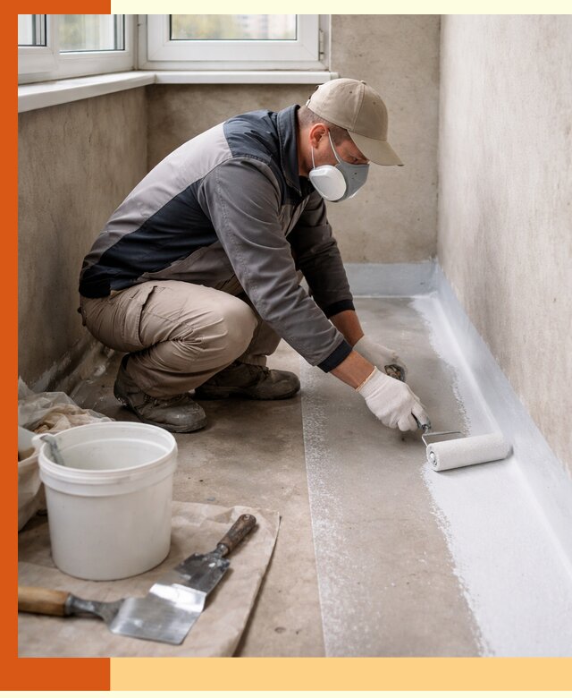 Утепление балкона жидкой теплоизоляцией в лесном