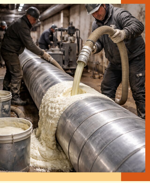 Утепление теплотрассы жидкой теплоизоляцией в лесном от 4366 руб. | ТепломастерЛсн